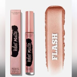 Victorias Secret Velvet Matte Metallic Liquid Lip .11oz Flash